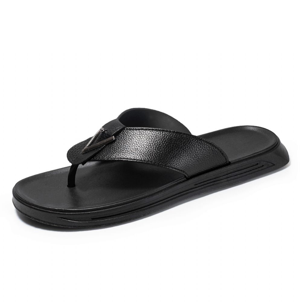 Heren Ademende Antislip Comfortabele Geknipte Slippers Casual Strandslippers