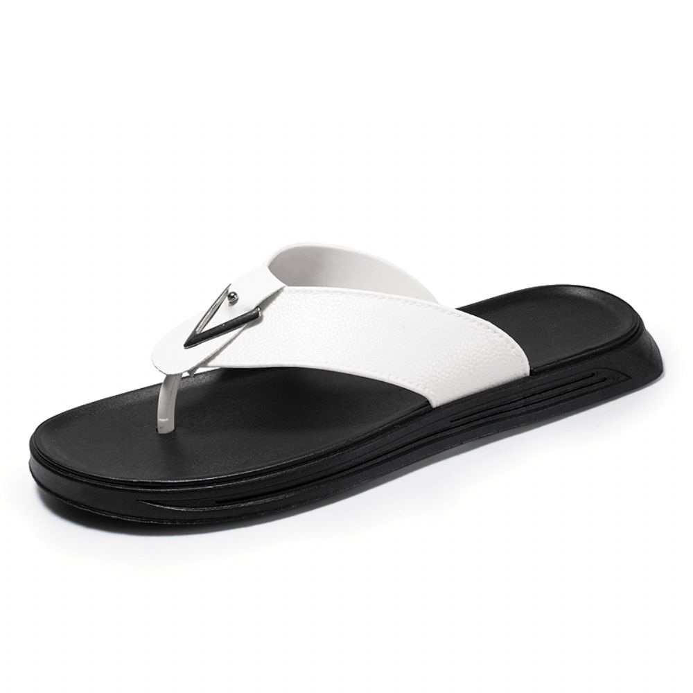 Heren Ademende Antislip Comfortabele Geknipte Slippers Casual Strandslippers