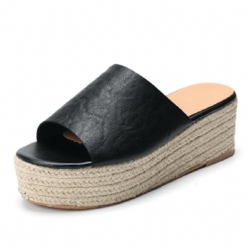 Serpentine Zachte Comfortabele Comfortabele Slippers Met Ronde Neus