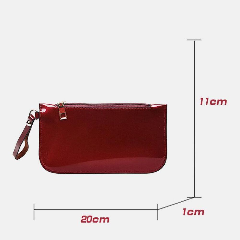 Dames 3Pcs Pu-Leer Multi-Piece Lederen Effen Kleur Damestassen Handtas Clutch Bag Crossbody Bag