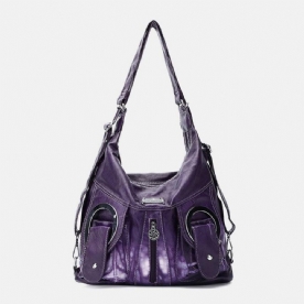 Dames Tie Dye Multi-Carry Waterdichte Grote Capaciteit Crossbody Tas Schoudertas Handtas Rugzak