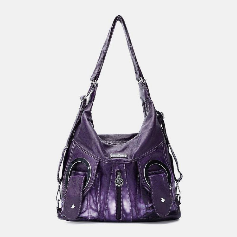 Dames Tie Dye Multi-Carry Waterdichte Grote Capaciteit Crossbody Tas Schoudertas Handtas Rugzak