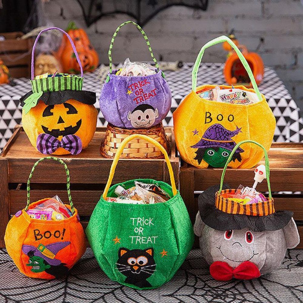 Kinderen Halloween-Stijlpatroon Casual Go Out Candy Sugar Draagtas Handtas