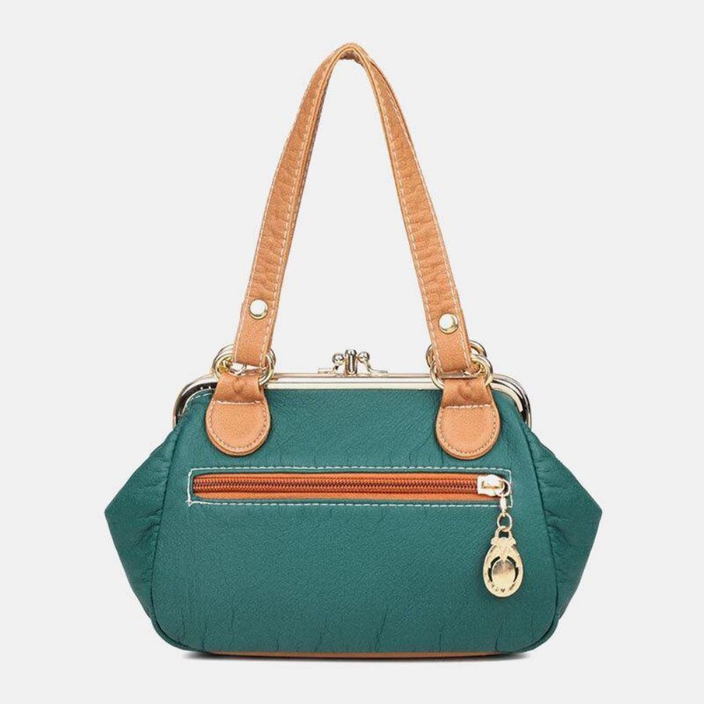 Vrouwen Pu Lederen Waterdichte Schedel Klinknagel Kettingen Schoudertas Handtas Crossbody Tas