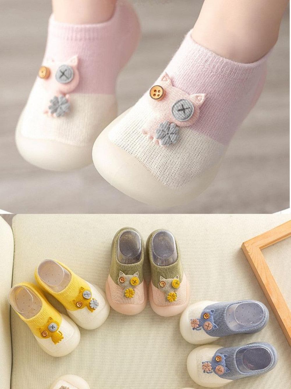 Baby'S Schattige Antislip Eerste Loopschoenen