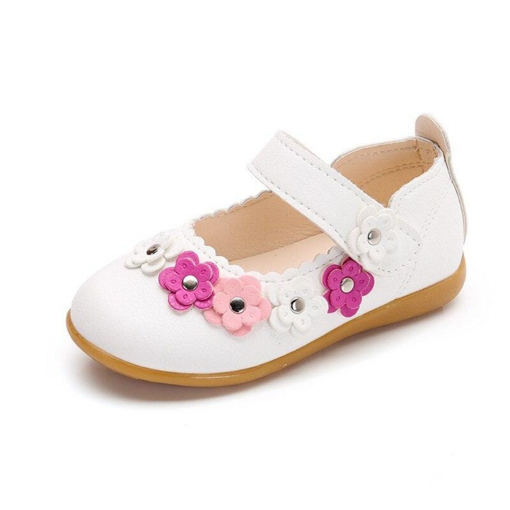 Meisjes Bloemen Zachte Leren Sandalen