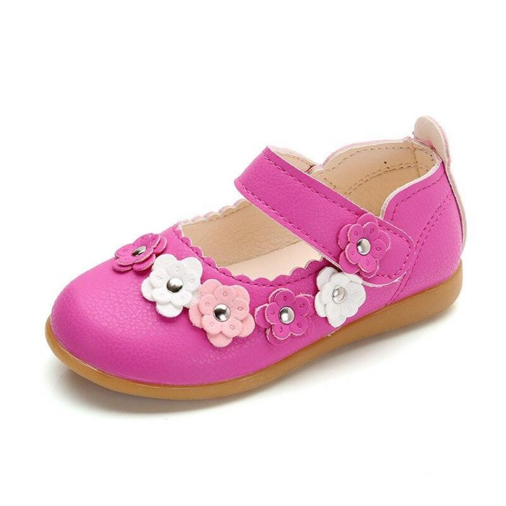 Meisjes Bloemen Zachte Leren Sandalen