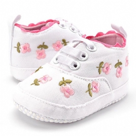 Meisjes Schattige Bloemen Katoenen Sneakers