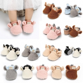 Pluizige Pantoffels In Dierenvorm Babymeisjes