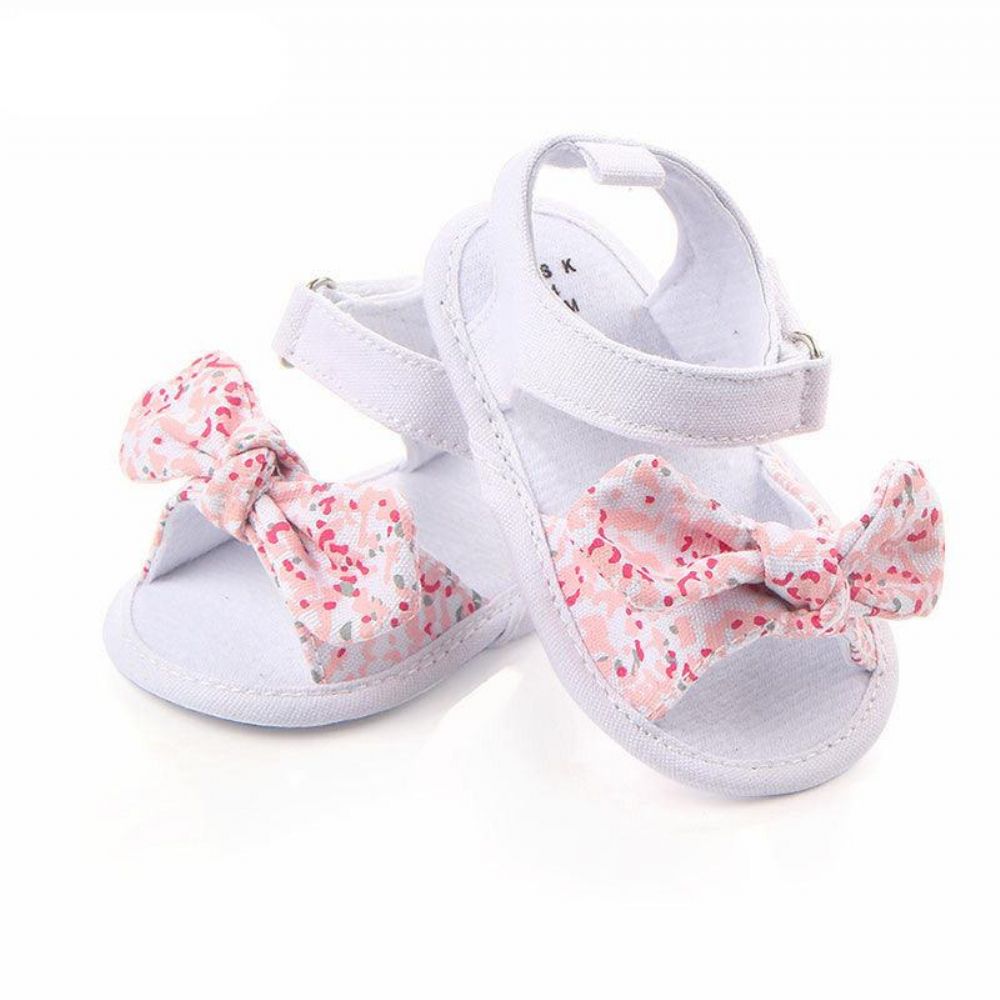 Sandalen Met Strik Knoop Mooie Babymeisjes