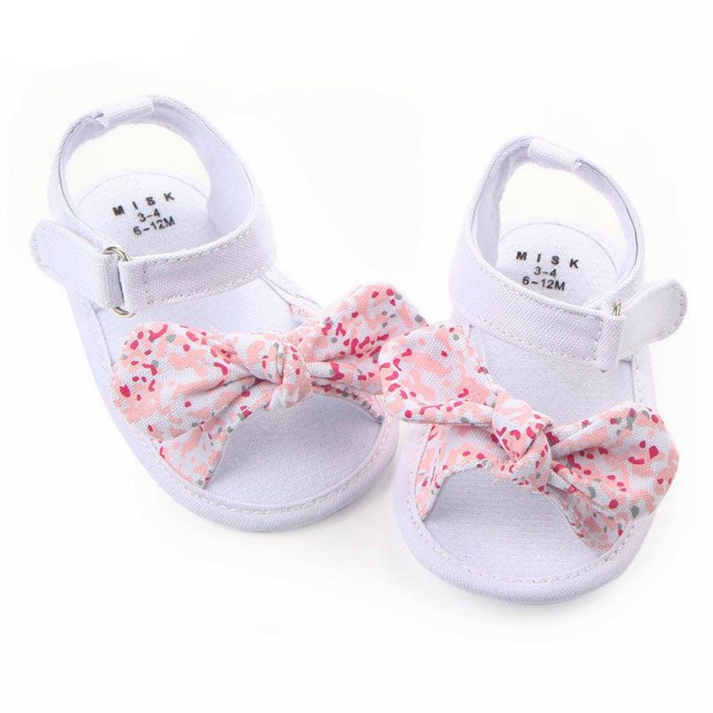 Sandalen Met Strik Knoop Mooie Babymeisjes