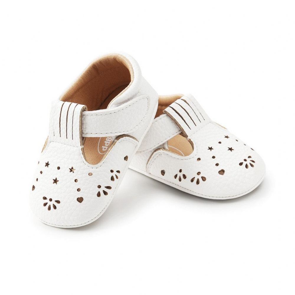 Schoenen Babymeisjes In Wit Roze