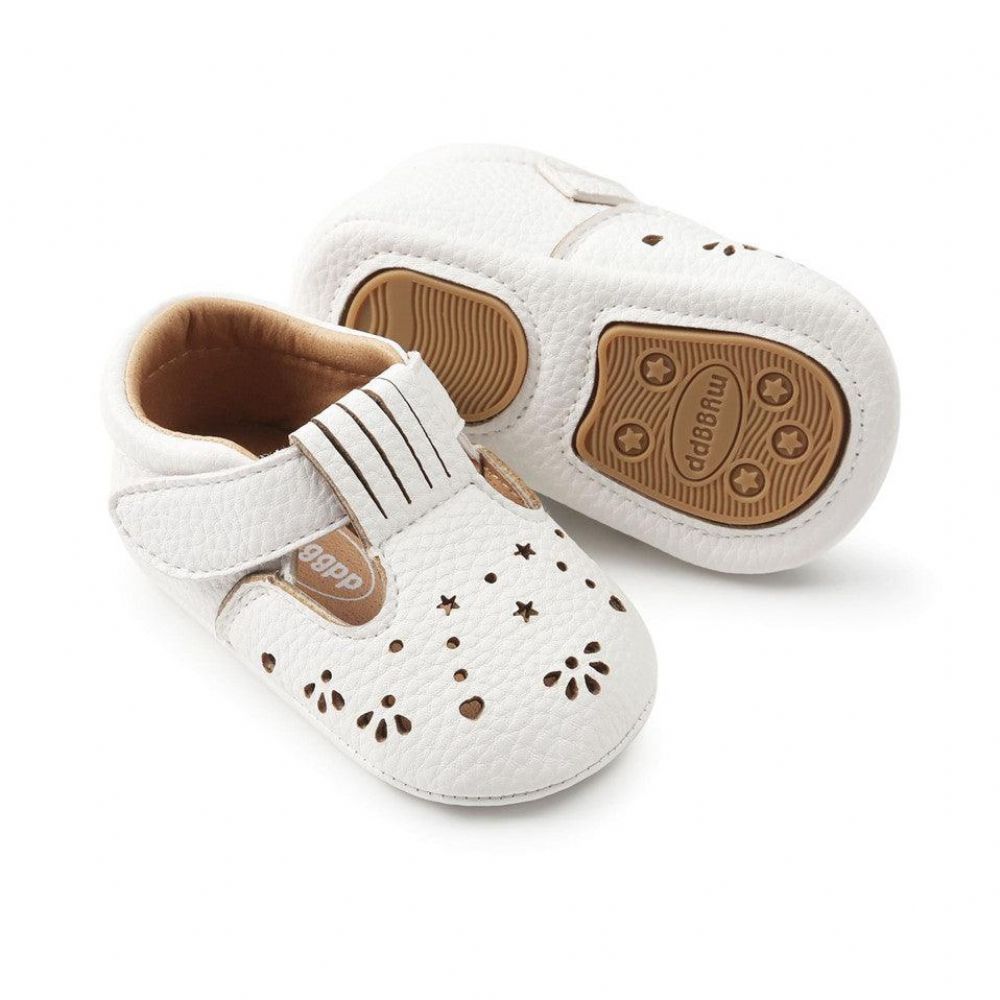 Schoenen Babymeisjes In Wit Roze