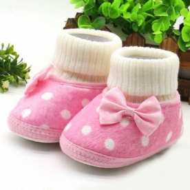 Zachte Antislipschoenen Baby'S Met Strik