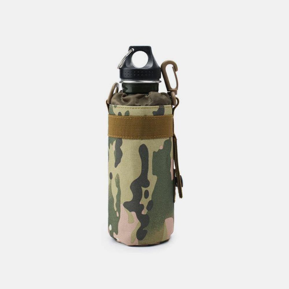 Heren Nylon Camouflage Sport Outdoor Waterfles Case Bag Heuptas