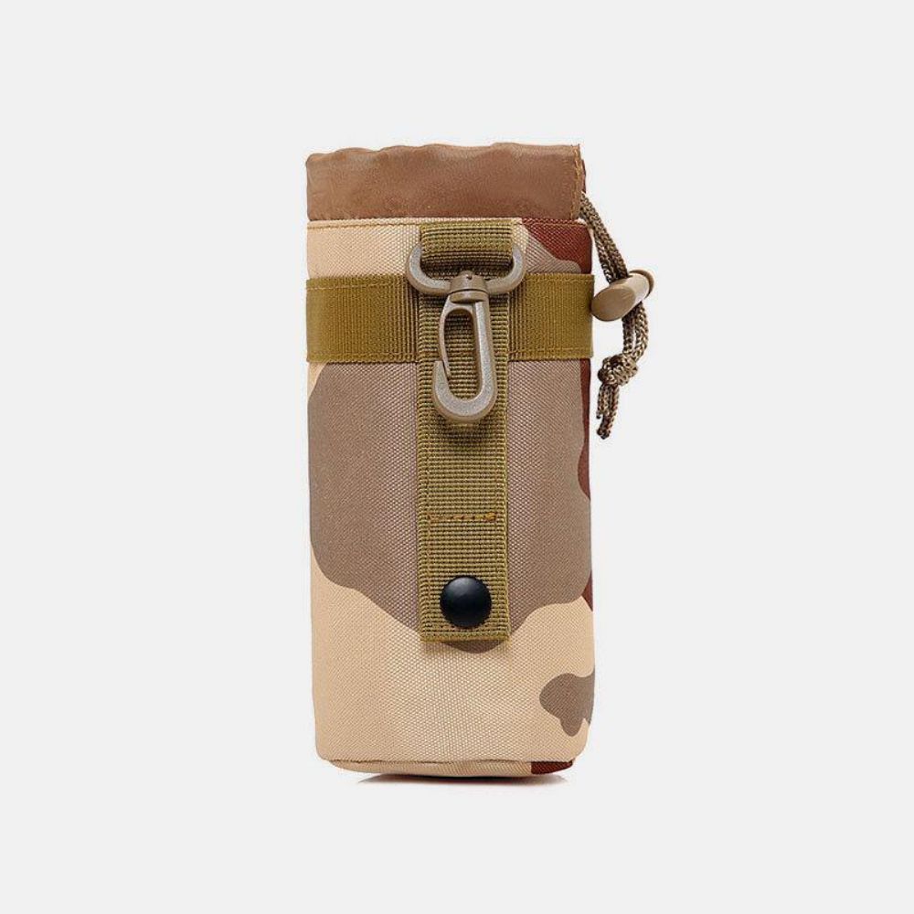 Heren Nylon Camouflage Sport Outdoor Waterfles Case Bag Heuptas