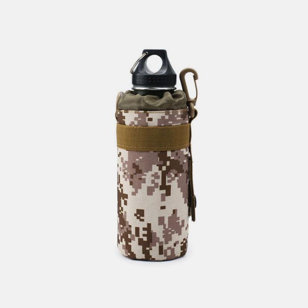 Heren Nylon Camouflage Sport Outdoor Waterfles Case Bag Heuptas