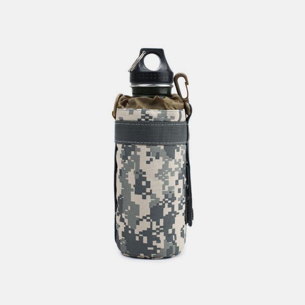 Heren Nylon Camouflage Sport Outdoor Waterfles Case Bag Heuptas