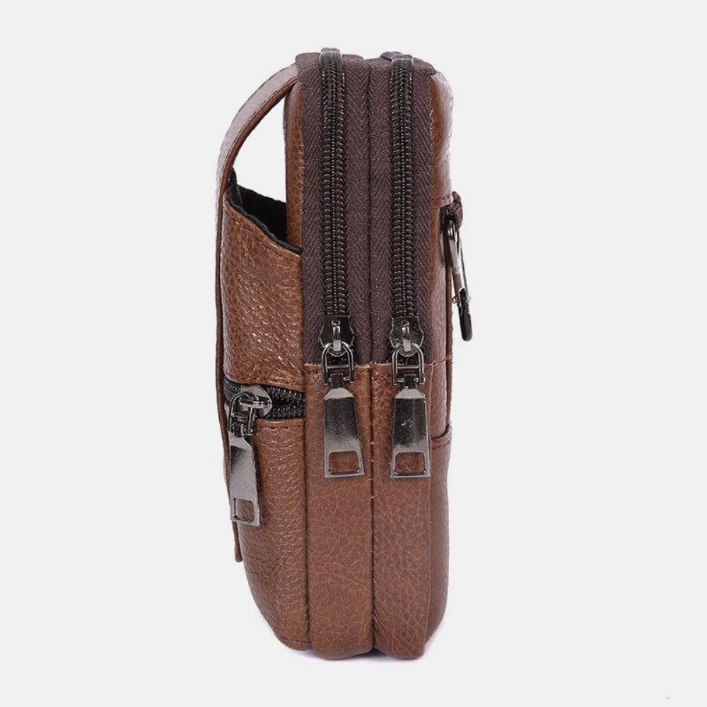 Mannen Duurzaam Flap Magnetische Knop Ontwerp Heuptas Ademend Smaakloos Heuptas 6.5 Inch Telefoon Tas Crossbody Tassen Met Schouderriem