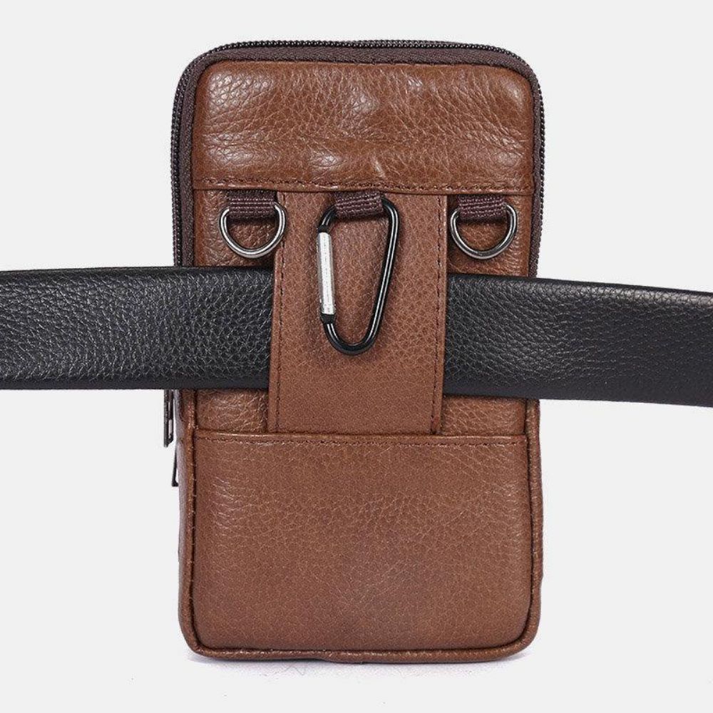 Mannen Duurzaam Flap Magnetische Knop Ontwerp Heuptas Ademend Smaakloos Heuptas 6.5 Inch Telefoon Tas Crossbody Tassen Met Schouderriem