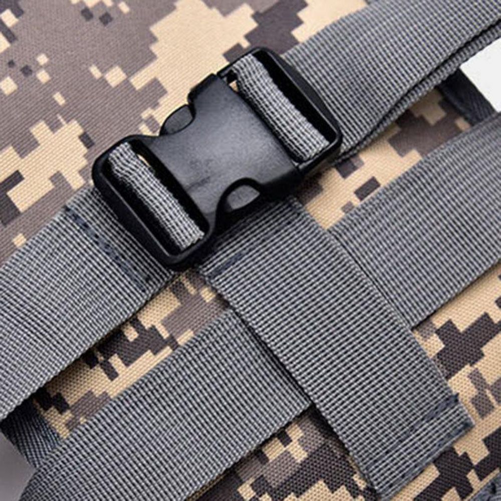 Mannen Nylon Camouflage Tactische Outdoor Sport Multifunctionele Waterdichte Heuptas Beenzak Schoudertas Paardrijden