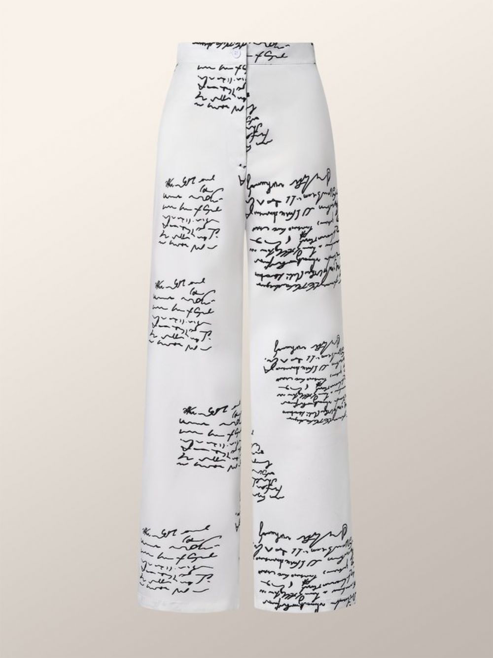 Dagelijkse Hoge Taille Tekst Letters Urban Mode Broek