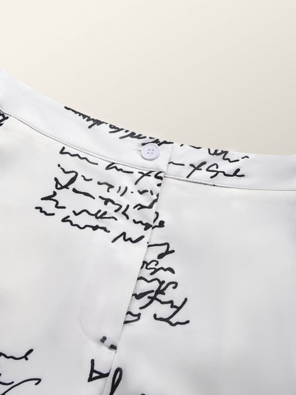 Dagelijkse Hoge Taille Tekst Letters Urban Mode Broek