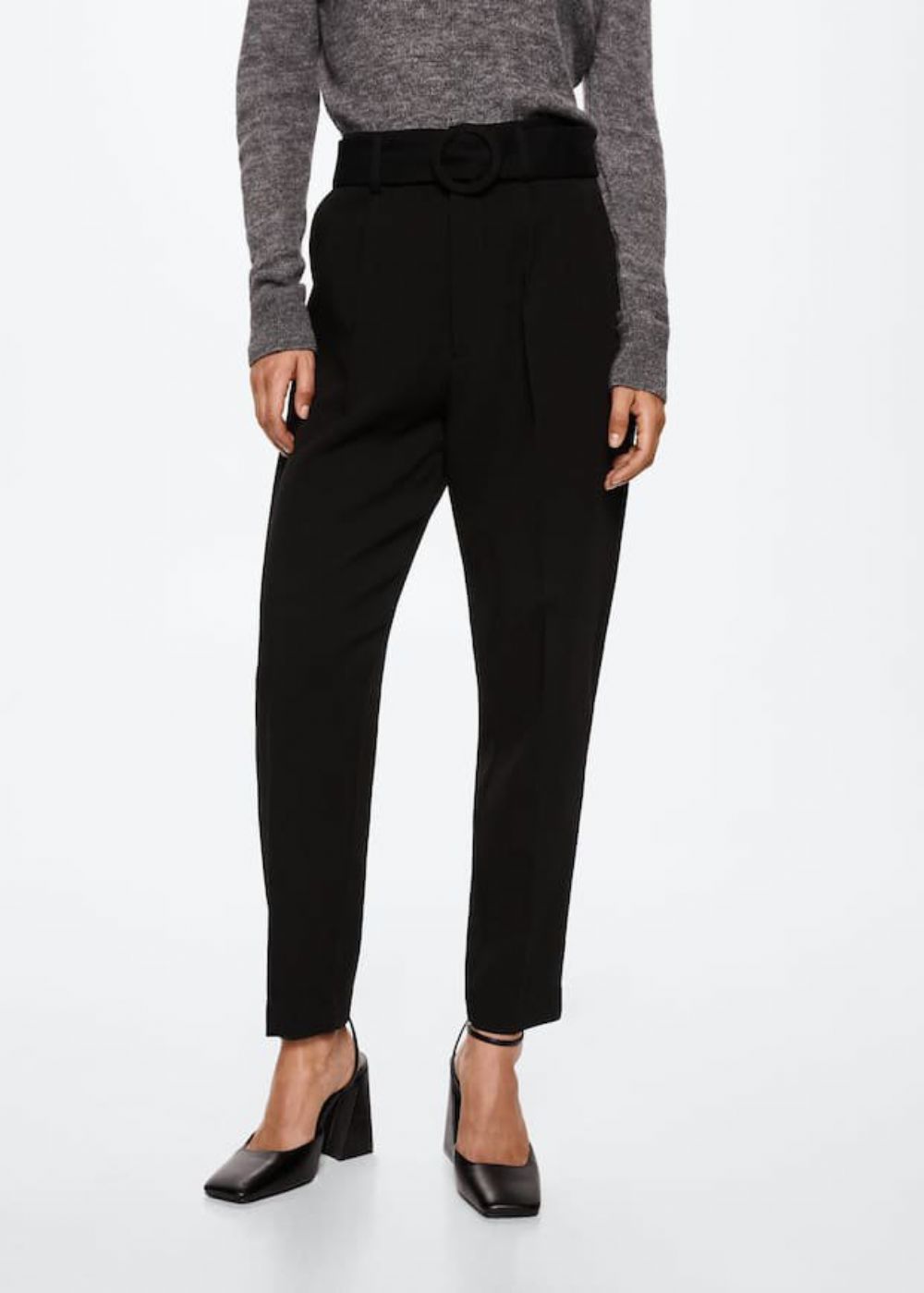 Effen Regular Fit Modieuze Broek