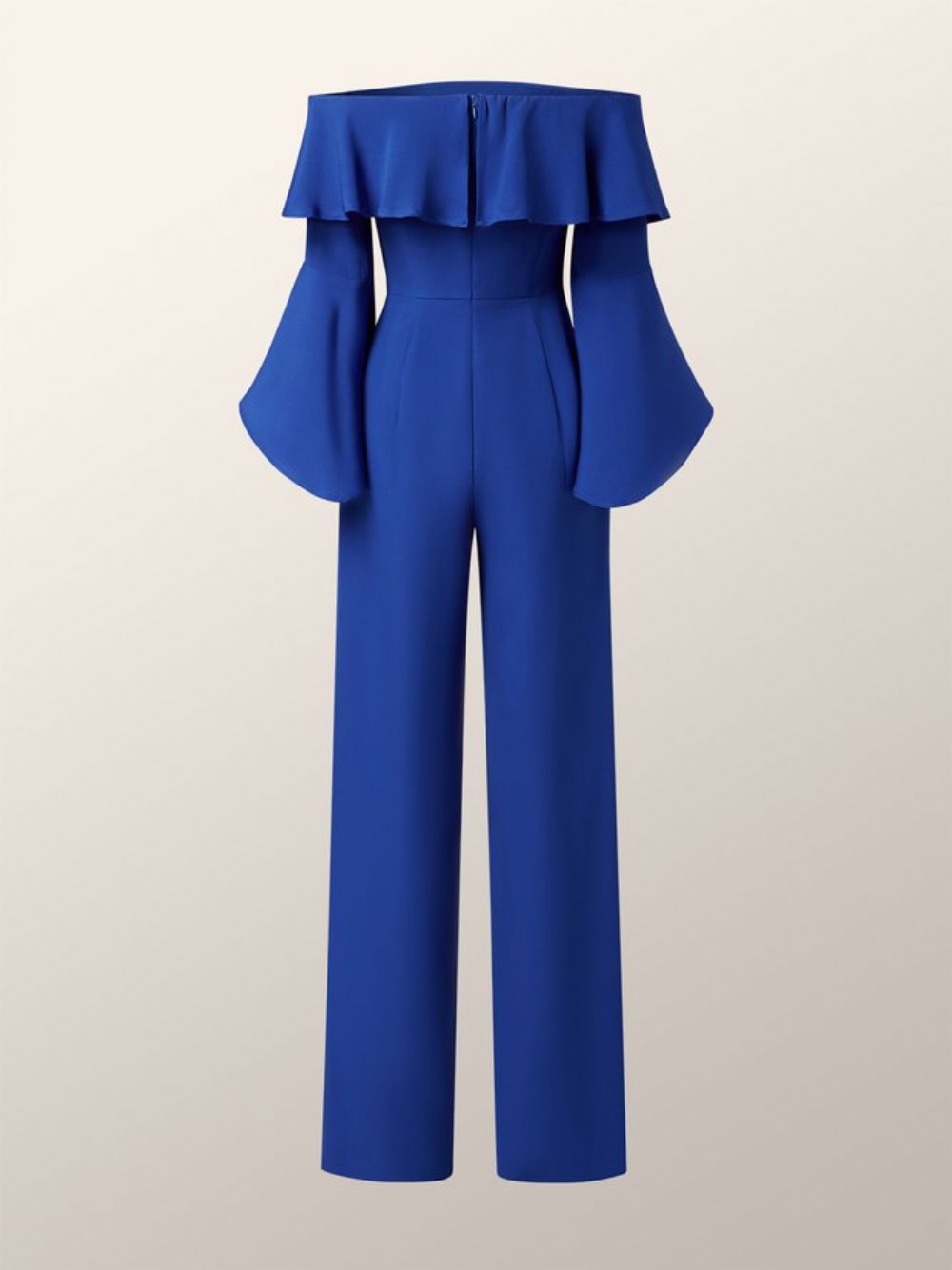 Elegante Regular-Fit Jumpsuit Met Koude Schouders