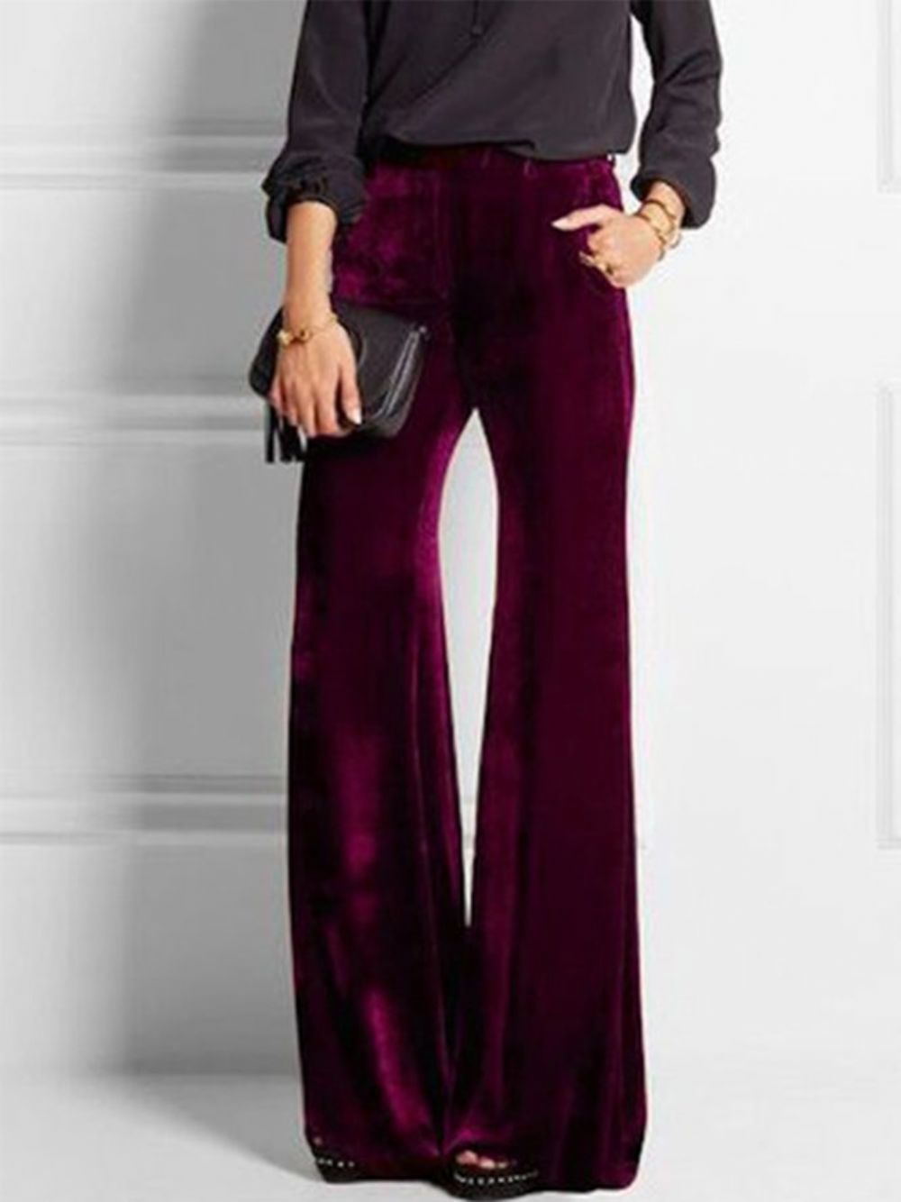 Lady Effen Regular Fit Broek