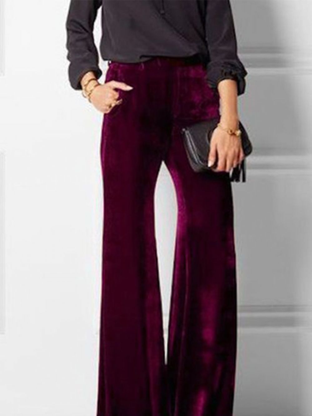 Lady Effen Regular Fit Broek