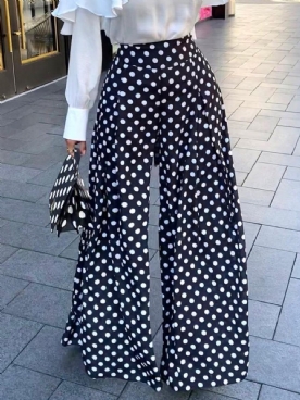 Modieuze Broek Met Normale Pasvorm Urban Polka Dots