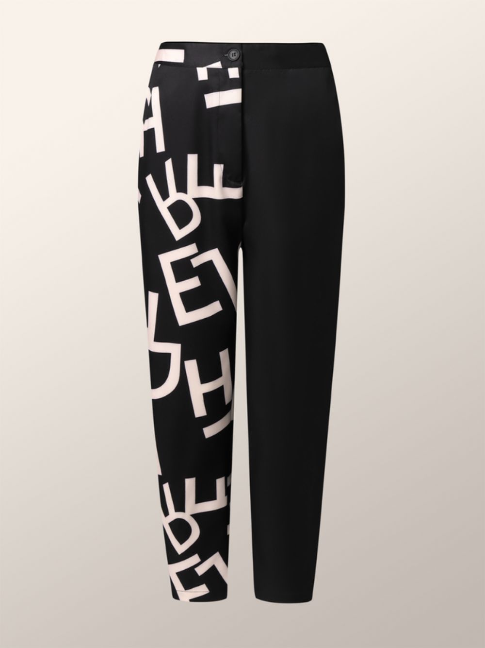 Urban Split Joint Tekst Letters Mode Broek