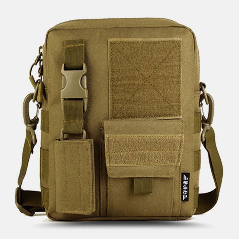 Mannen Camo Patroon Multifunctionele Grote Capaciteit Outdoor Reizen Tactische Tas Crossbody Tas Schoudertas Vierkante Tas