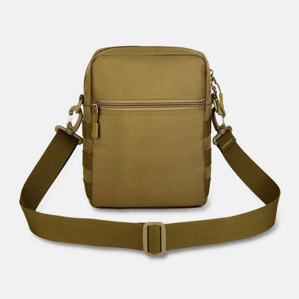 Mannen Camo Patroon Multifunctionele Grote Capaciteit Outdoor Reizen Tactische Tas Crossbody Tas Schoudertas Vierkante Tas