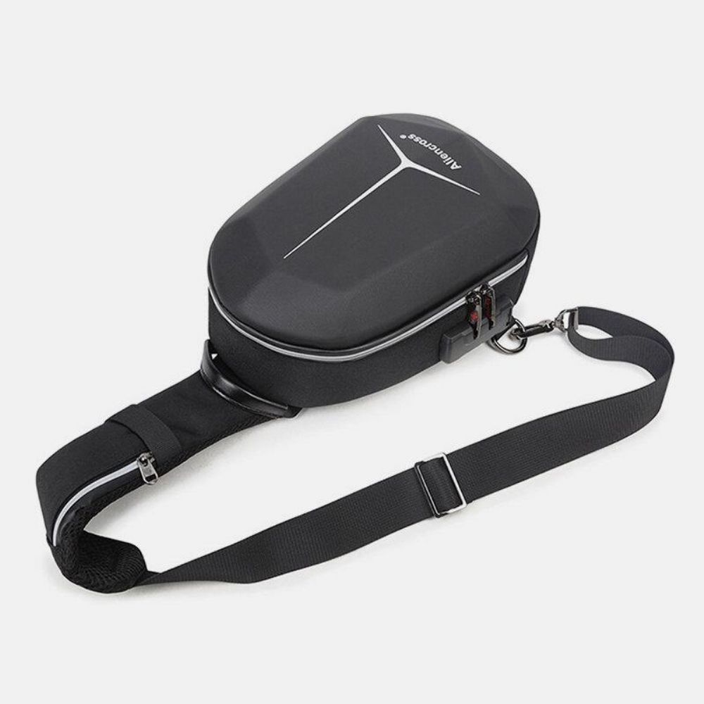 Mannen Usb-Oplader Met Grote Capaciteit Meerdere Lagen Waterdichte Crossbody-Tas Borsttas Sling Bag