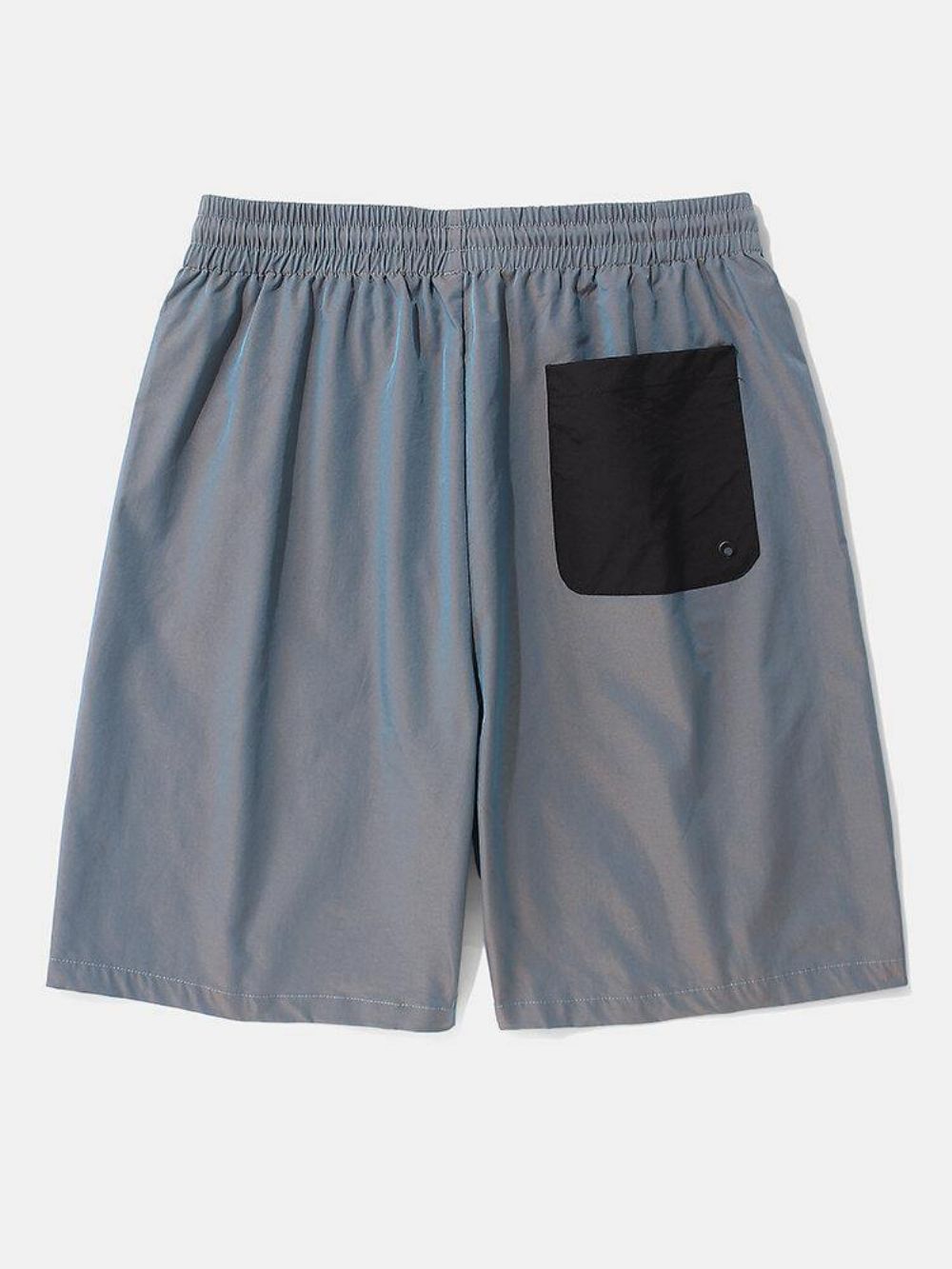 Casual Heren Cargoshorts Met Elastische Taille Kleurblokken