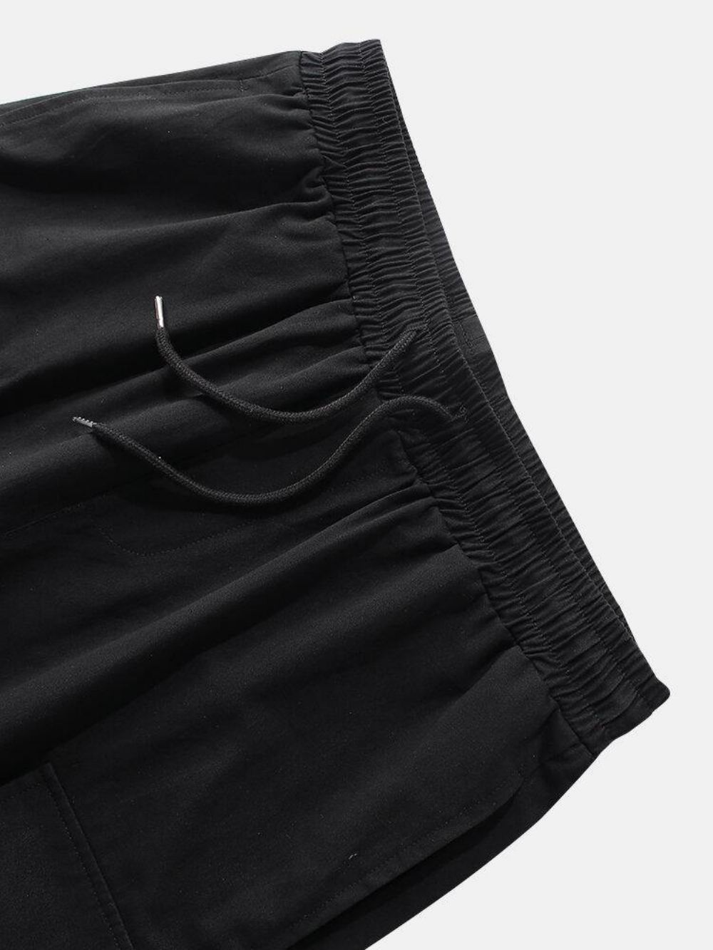 Casual Herenbroek Met Grote Zak 100% Katoen Kleurblok-Cargoshorts