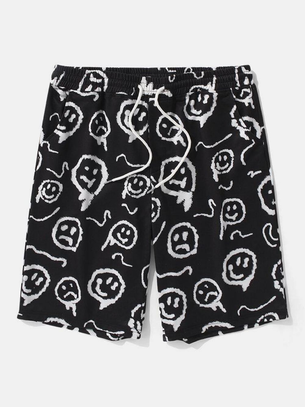 Grappige Cartoon Elastische Taille Casual Shorts