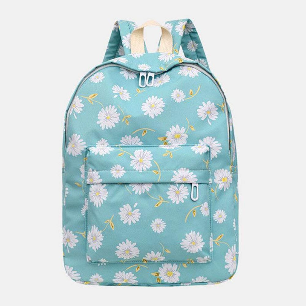 Dames Nylon Daisy Casual Campus Rugzak Schooltas