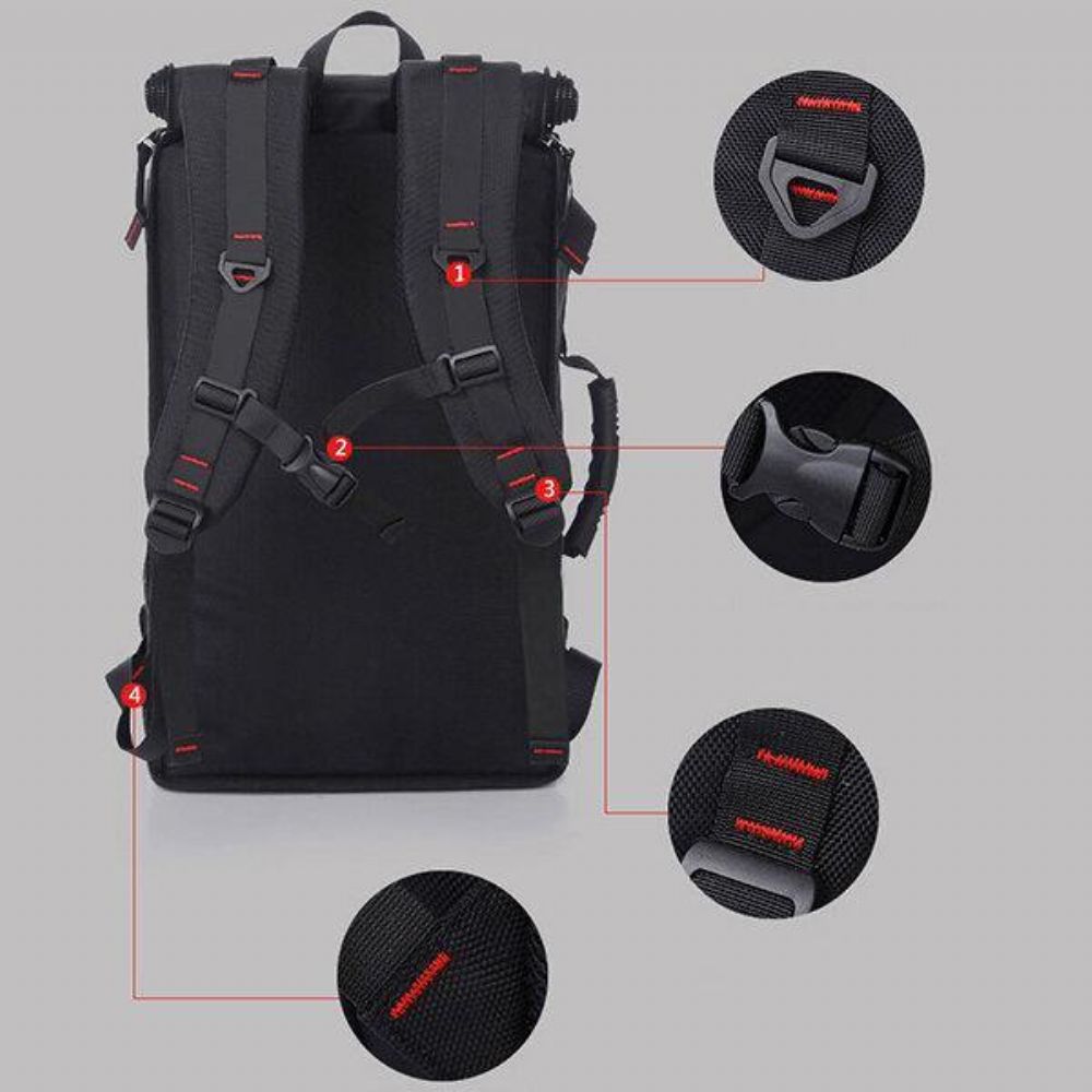 Mannen Multi-Carry Grote Capaciteit Reizen Outdoor Multifunctionele 15.6 Inch Laptoptas Reistas Rugzak