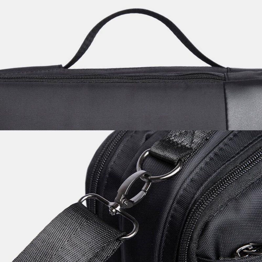 Mannen Multi-Carry Waterdichte Convertible 15.6 Inch Laptoptas Crossbody Tas Schoudertas Handtas Rugzak