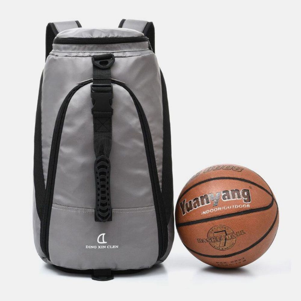 Unisex Nylon Waterdichte Slijtvastheid Outdoor Korte Grote Capaciteit Basketbal Opbergtas Reistas Sporttas Rugzak