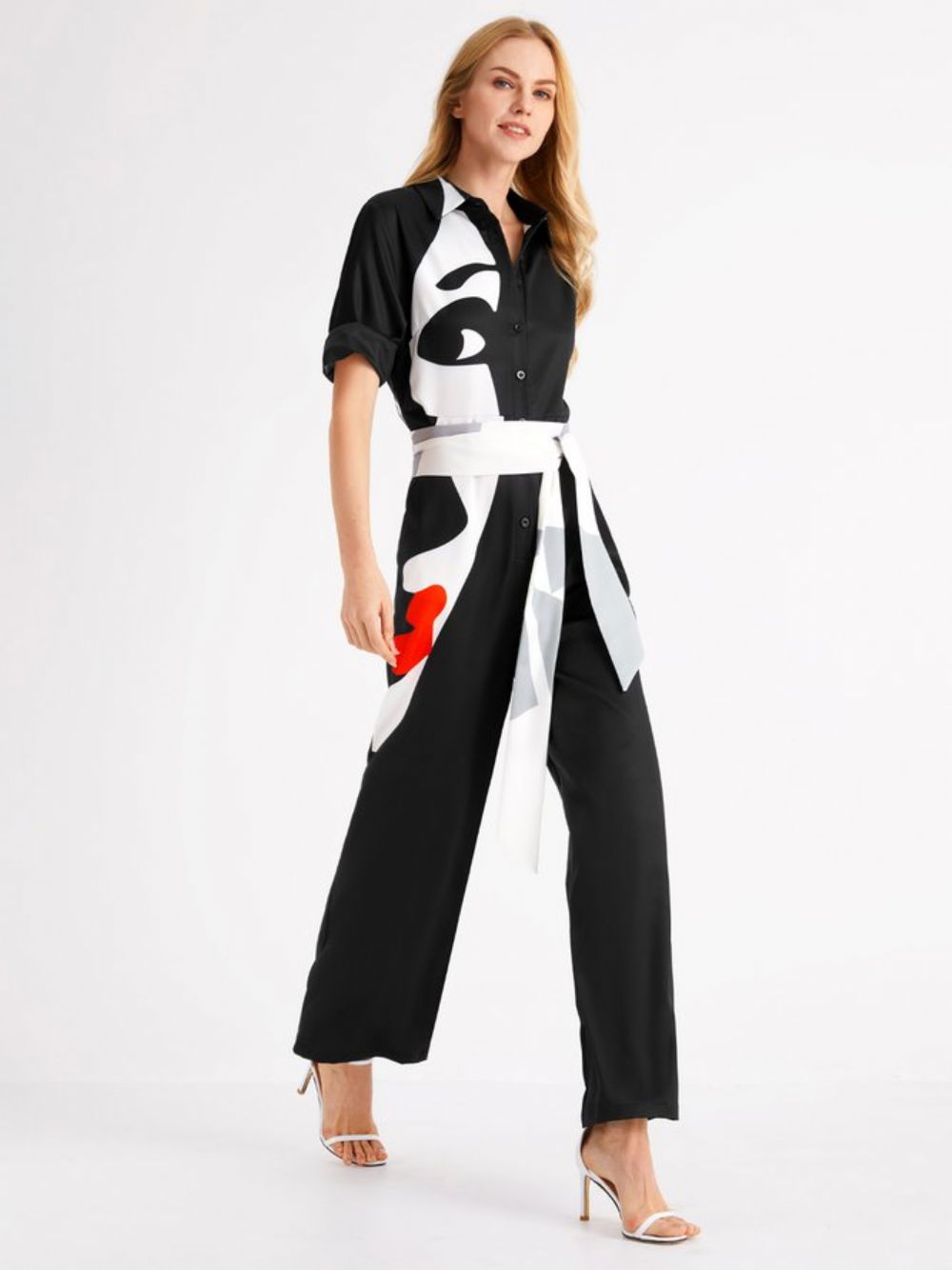 Statement Jumpsuit Met Normale Pasvorm