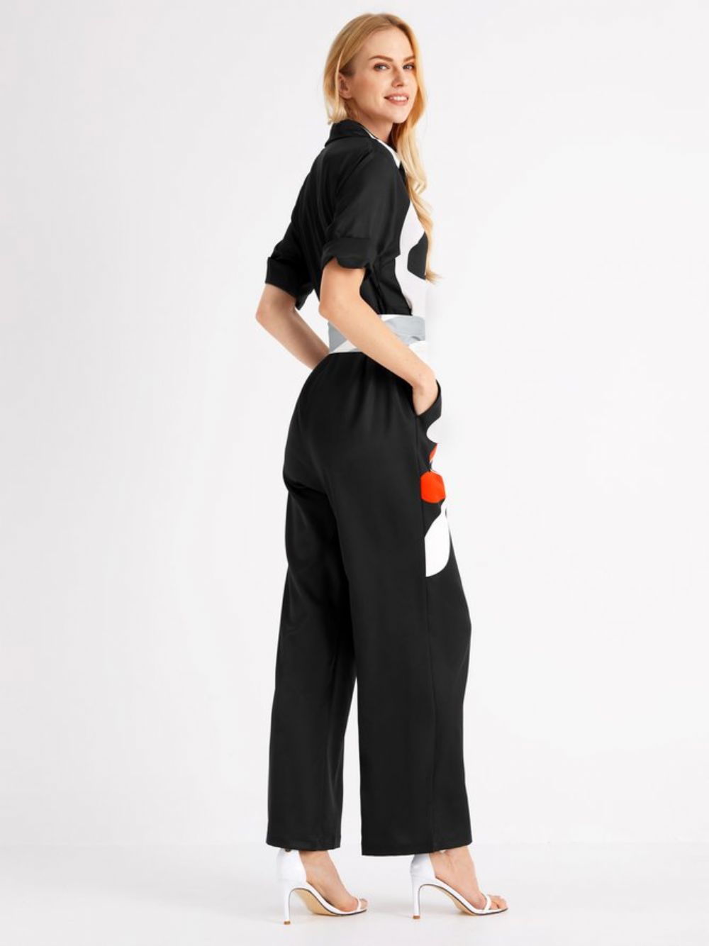 Statement Jumpsuit Met Normale Pasvorm